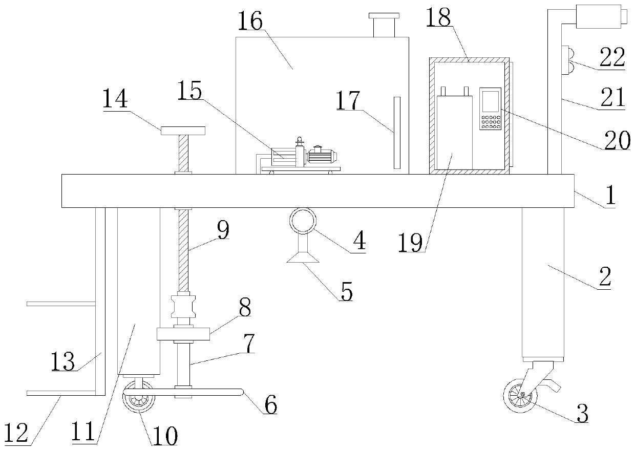 Efficient and energy-saving forestry mechanical weeding device