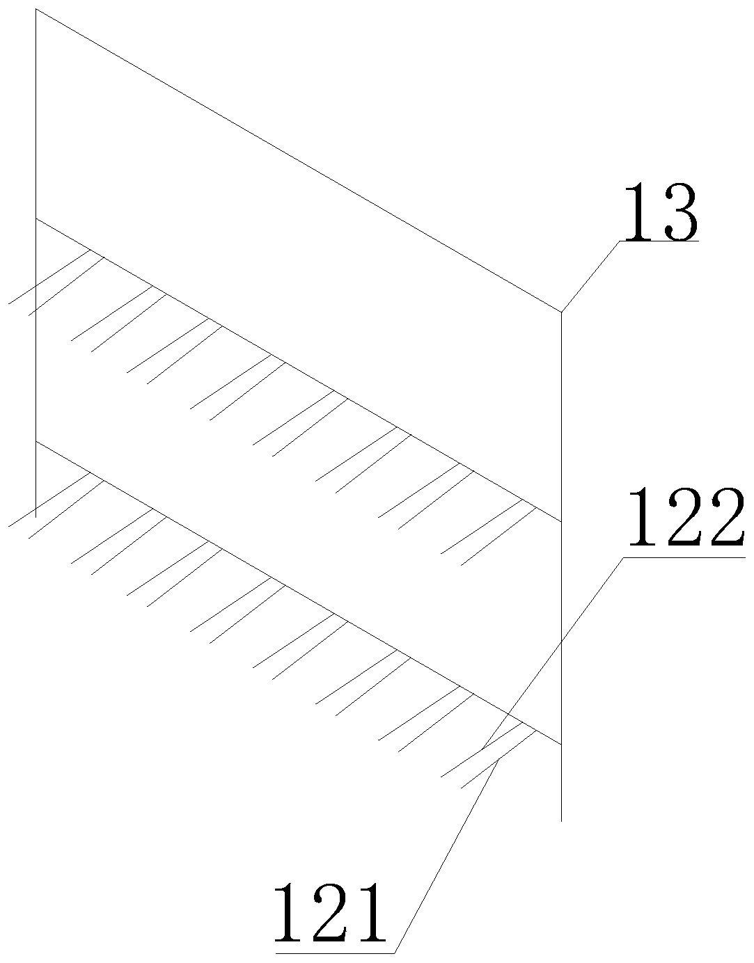 Efficient and energy-saving forestry mechanical weeding device