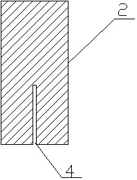 Preparation device and application method of triaxial test sample provided with structure in contact with soil