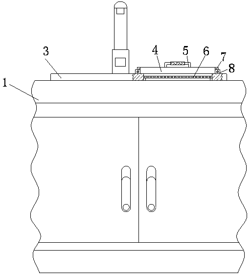 Bowl and dish taking mechanism