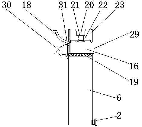 Solid-liquid separation-type garbage processing device