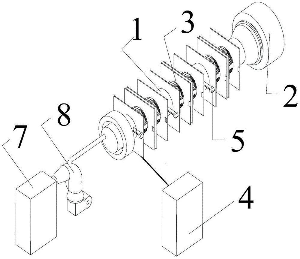 Method and device for deodorizing domestic garbage