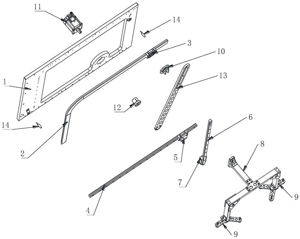 Lifting and transverse moving mechanism for logistics storage and working method thereof