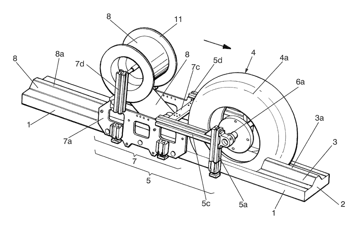 System for forming stacks of composite materials