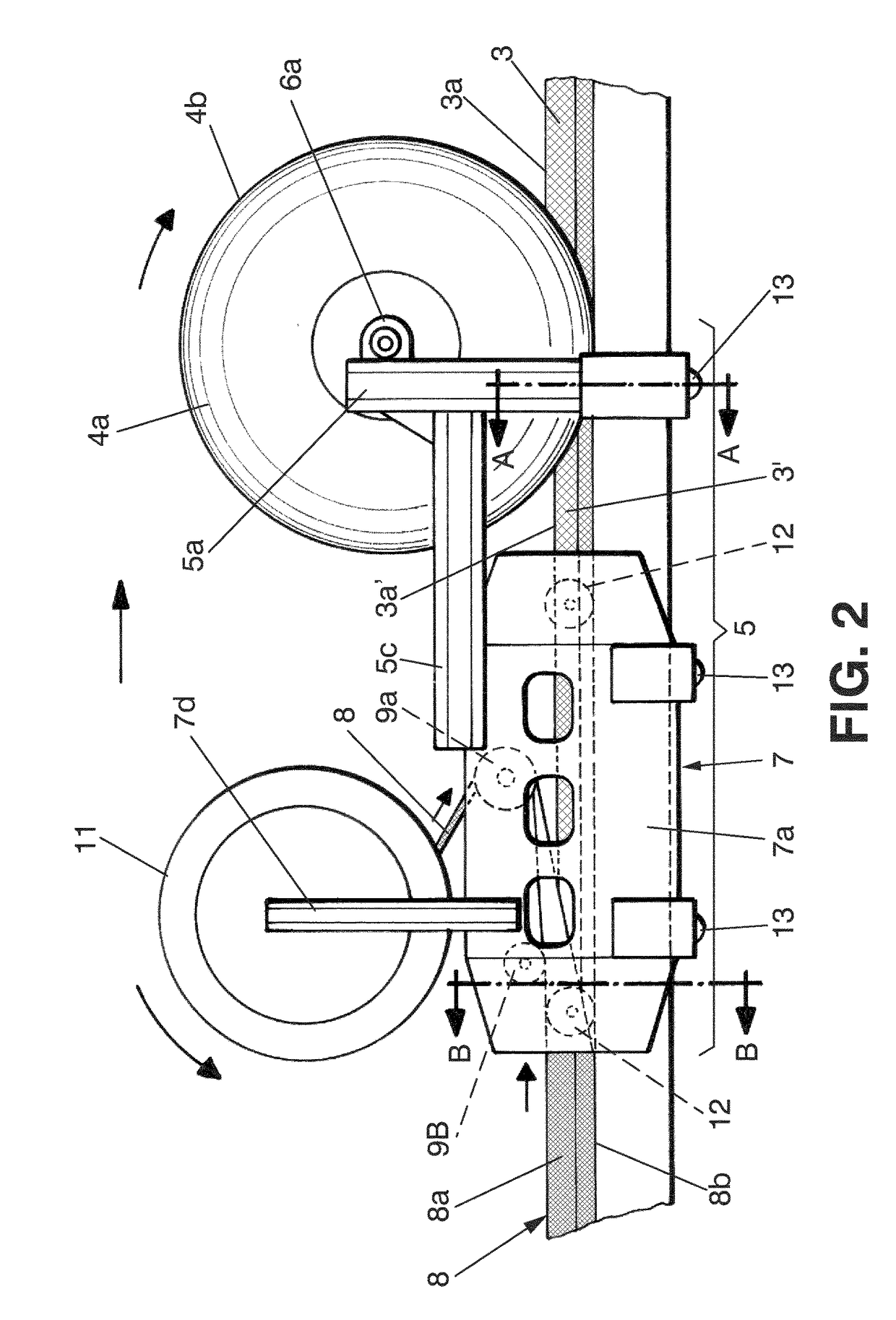 System for forming stacks of composite materials