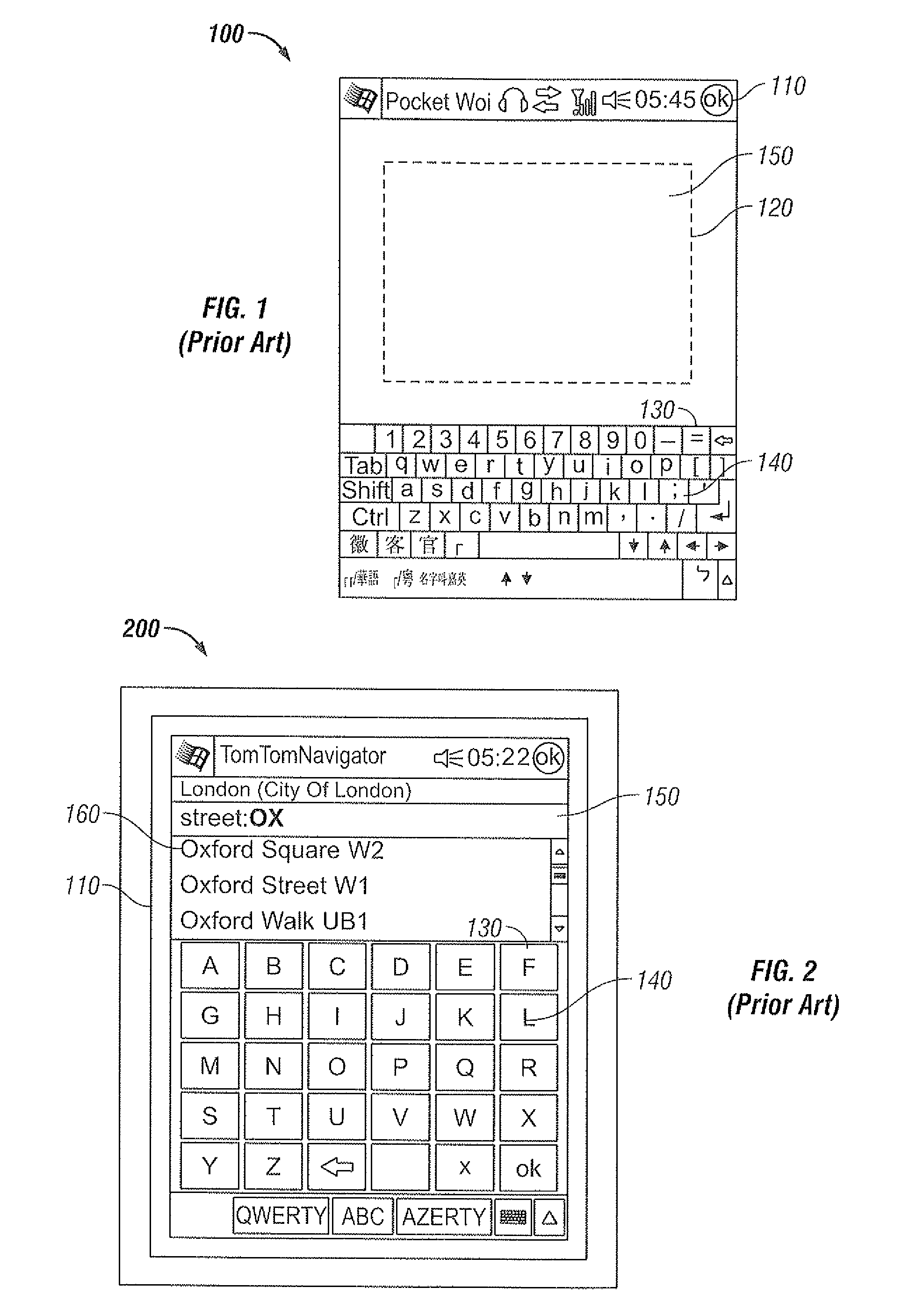 Method and system for enhancing interaction of a virtual keyboard provided through a small touch screen