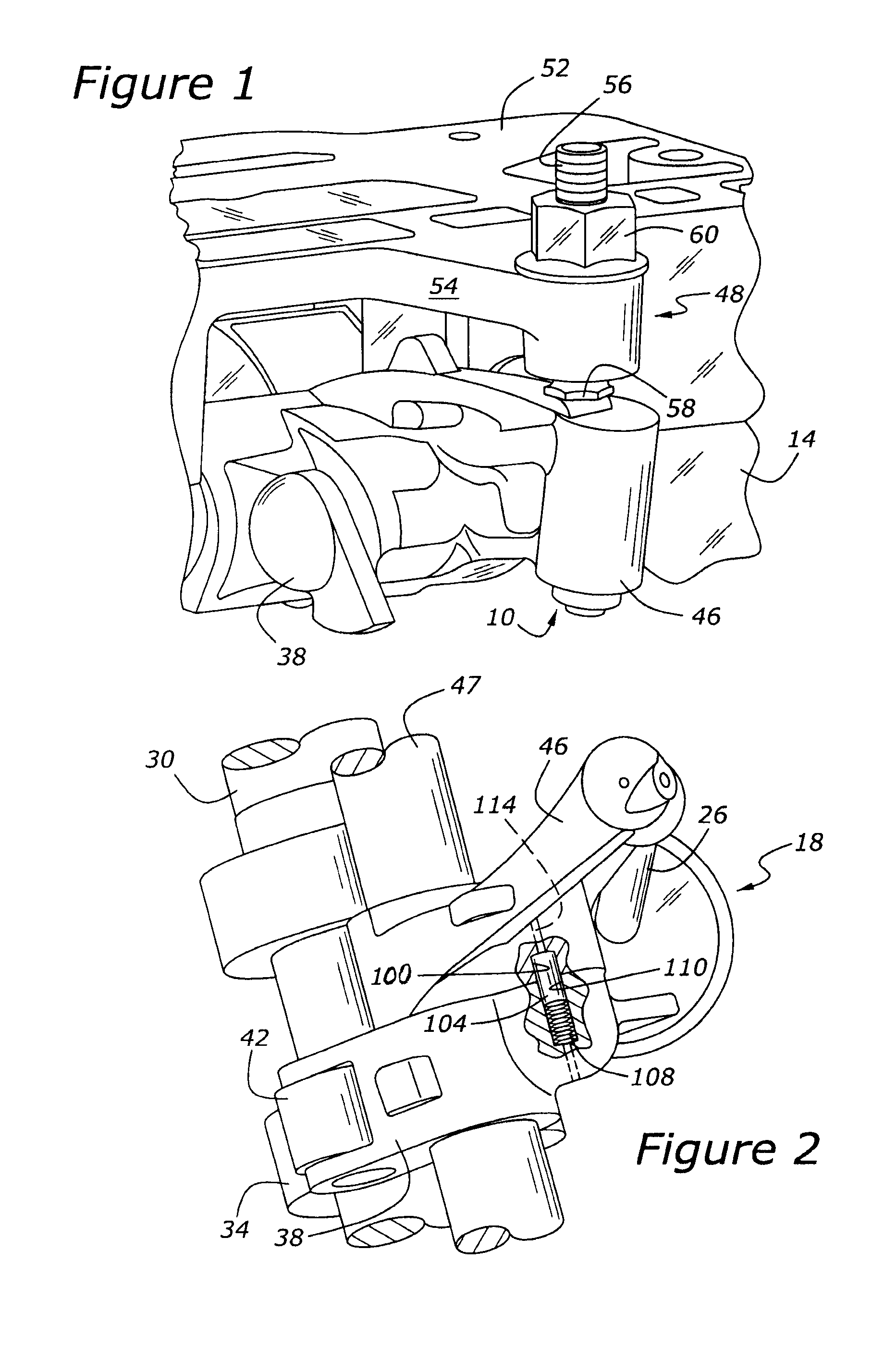 Valve operating system for variable displacement internal combustion engine