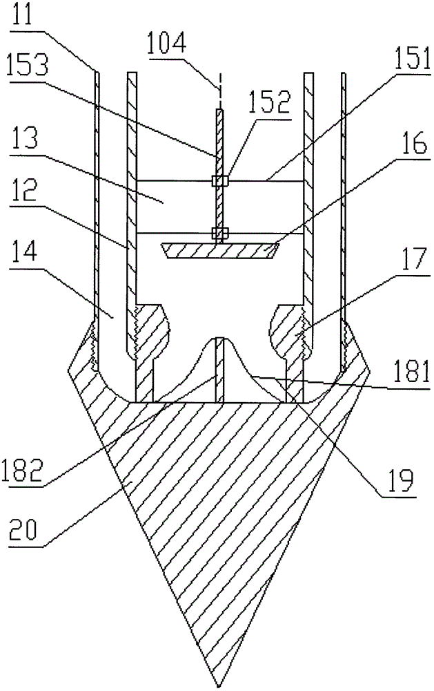 Water hammer type well drill