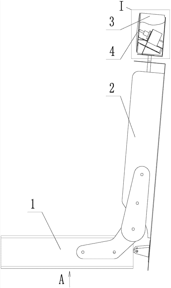 Vehicle seat preventing whiplash injury