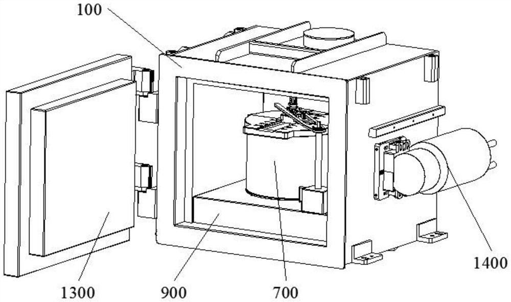 Radiation dose detection device for irradiation equipment, irradiation equipment and detection method