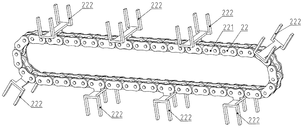 Digital-controlled blanking and automatic chamfering integrated device for building aluminum form I-shaped rib