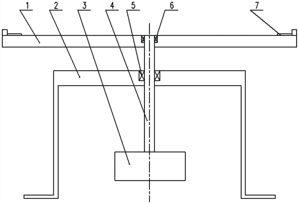 Dynamic centrifuge integrated rigid arm