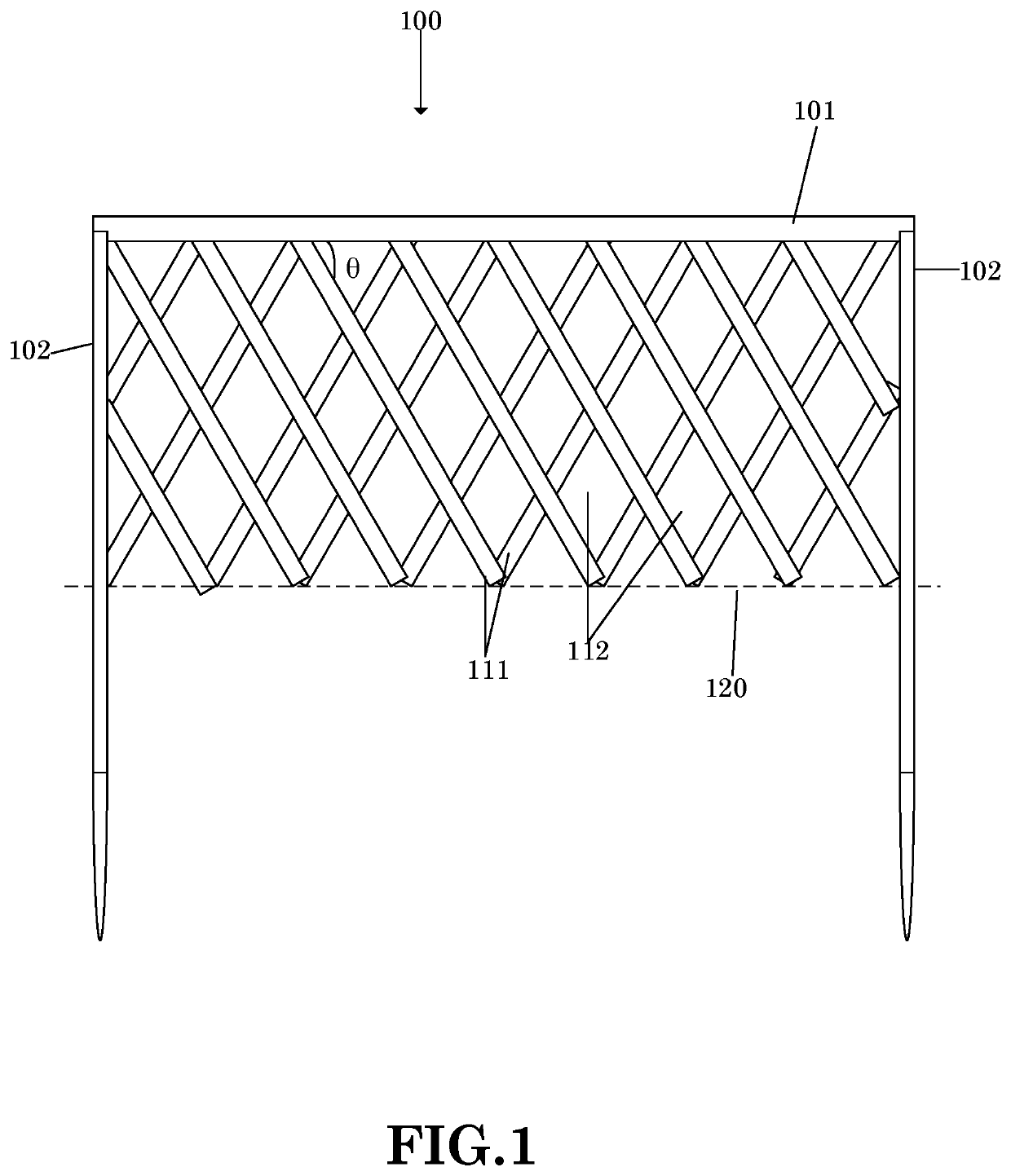 Method and apparatus for sand dune construction