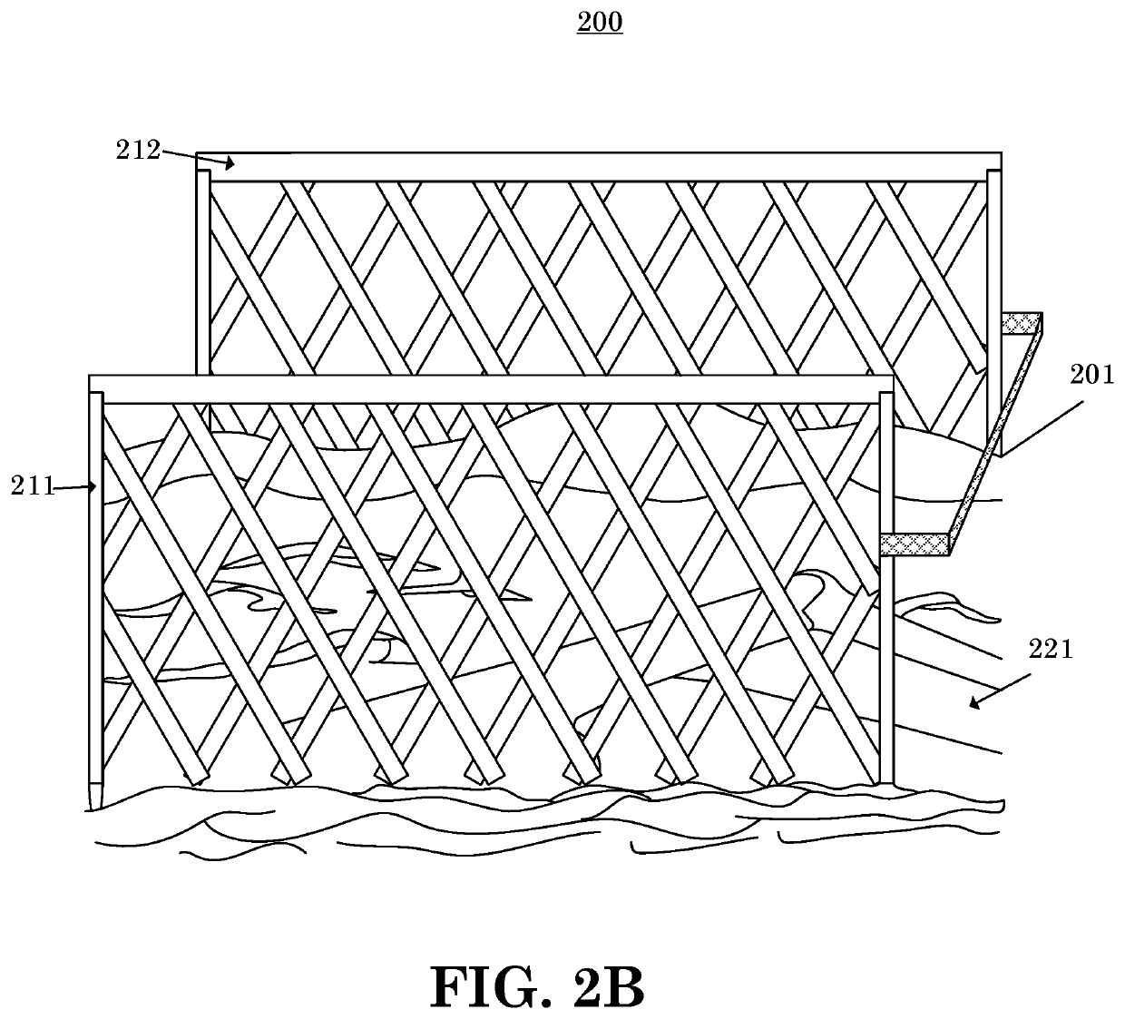 Method and apparatus for sand dune construction