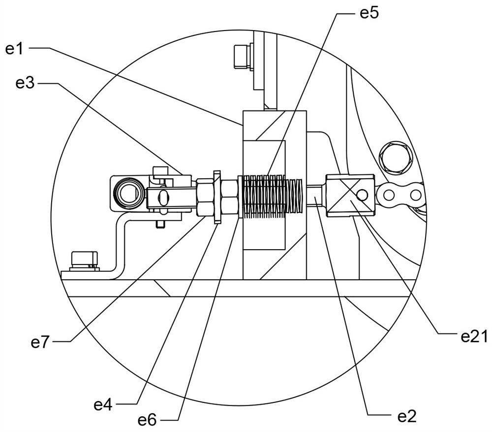 Lifting structure of electric lifting type aerial work platform vehicle