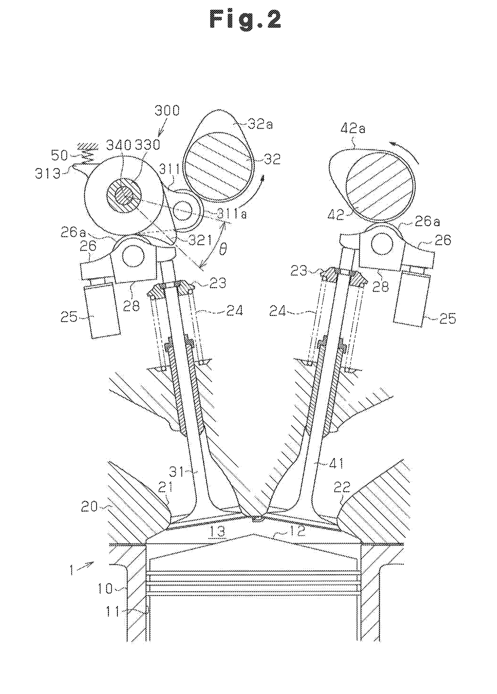 Controller for variable valve mechanism