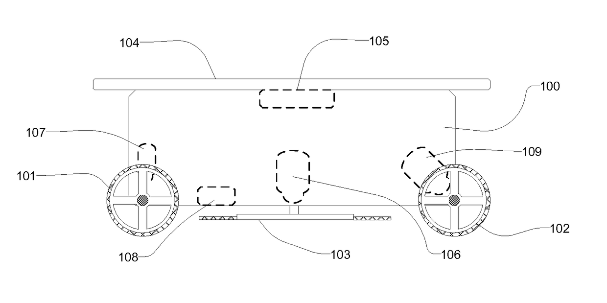 Crawl speed lawnmower operable using solar energy as sole power source