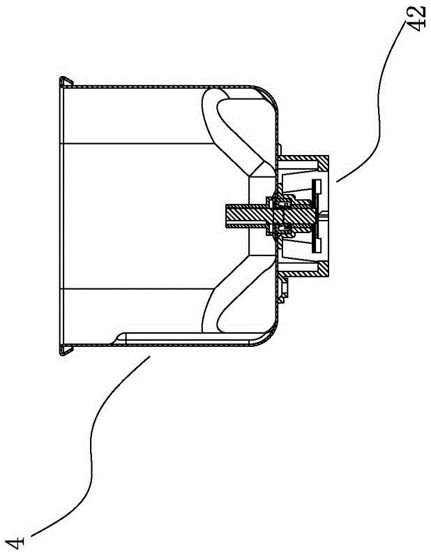 A pasta processing machine with a steam bucket