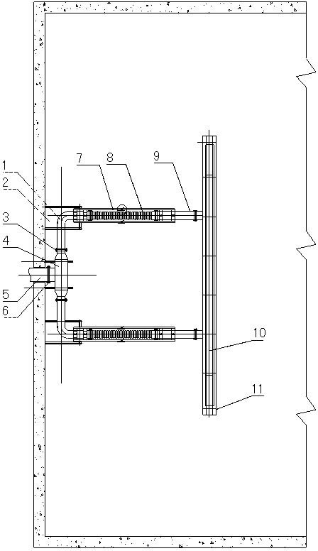 Method for constructing large pontoon-type decanter