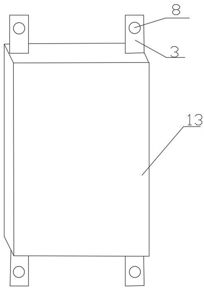 High polymer gravel protection device for eliminating near-field underwater blasting shock waves