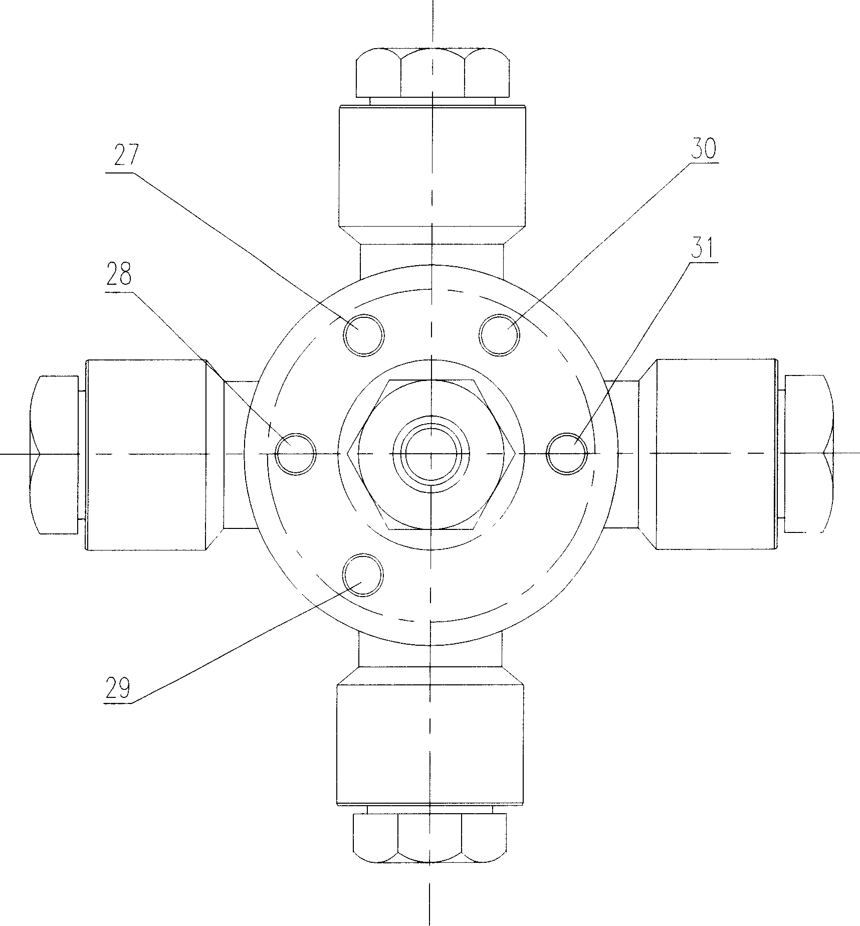 Complete equipment system for gas hydrate simulate composition and decomposition and reaction kettle