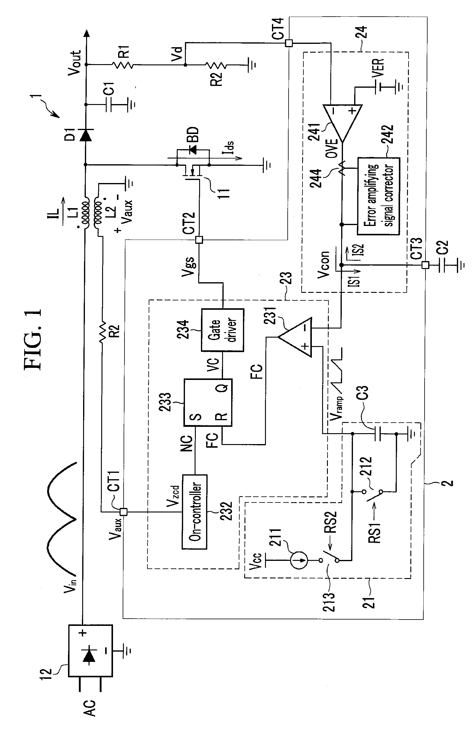 Power factor correction circuit and driving method thereof