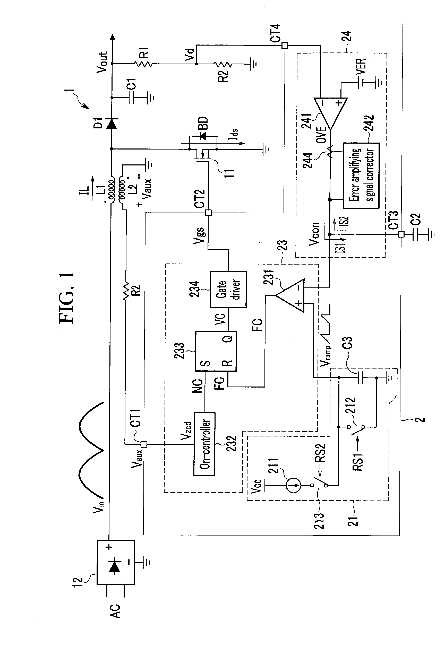 Power factor correction circuit and driving method thereof