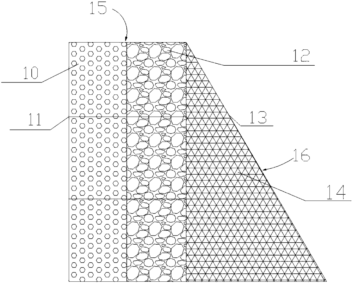 Flow-guiding purifying system for artificial lake water and construction method thereof