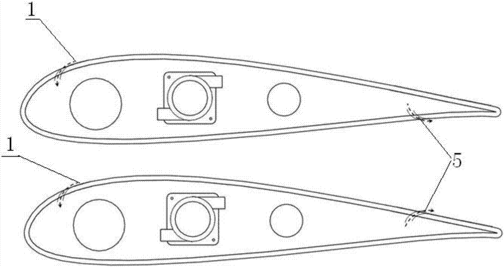 Wing/blade air exciter