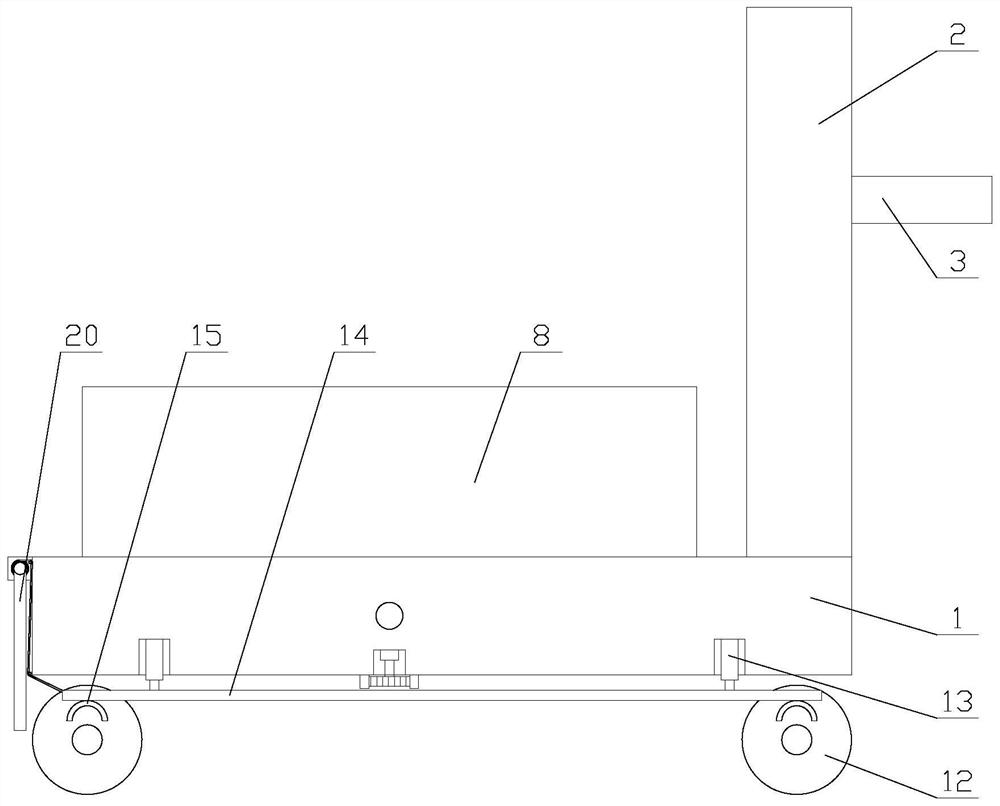 Convenient luggage barrow