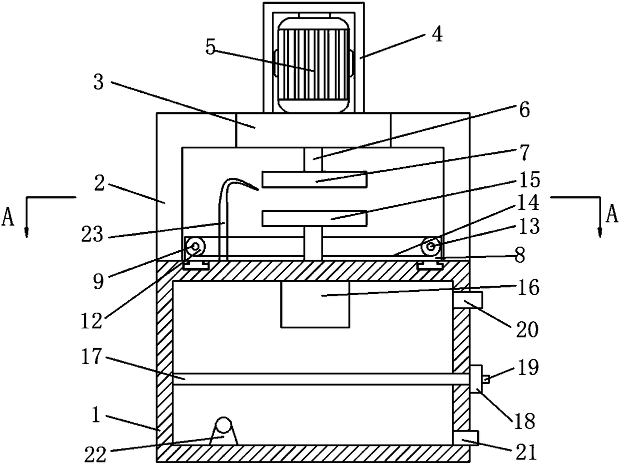 LED ceramic support polishing and grinding machine and grinding method