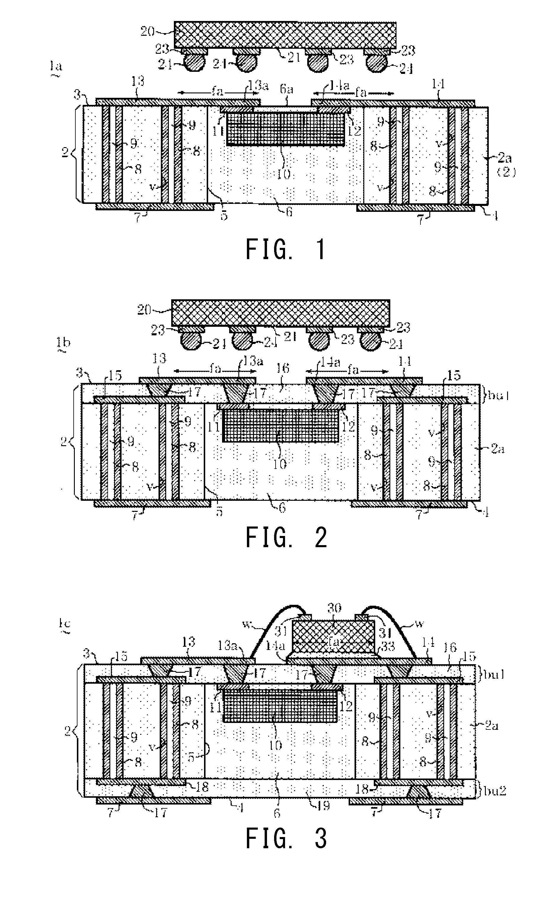 Wiring board for having light emitting element mounted thereon