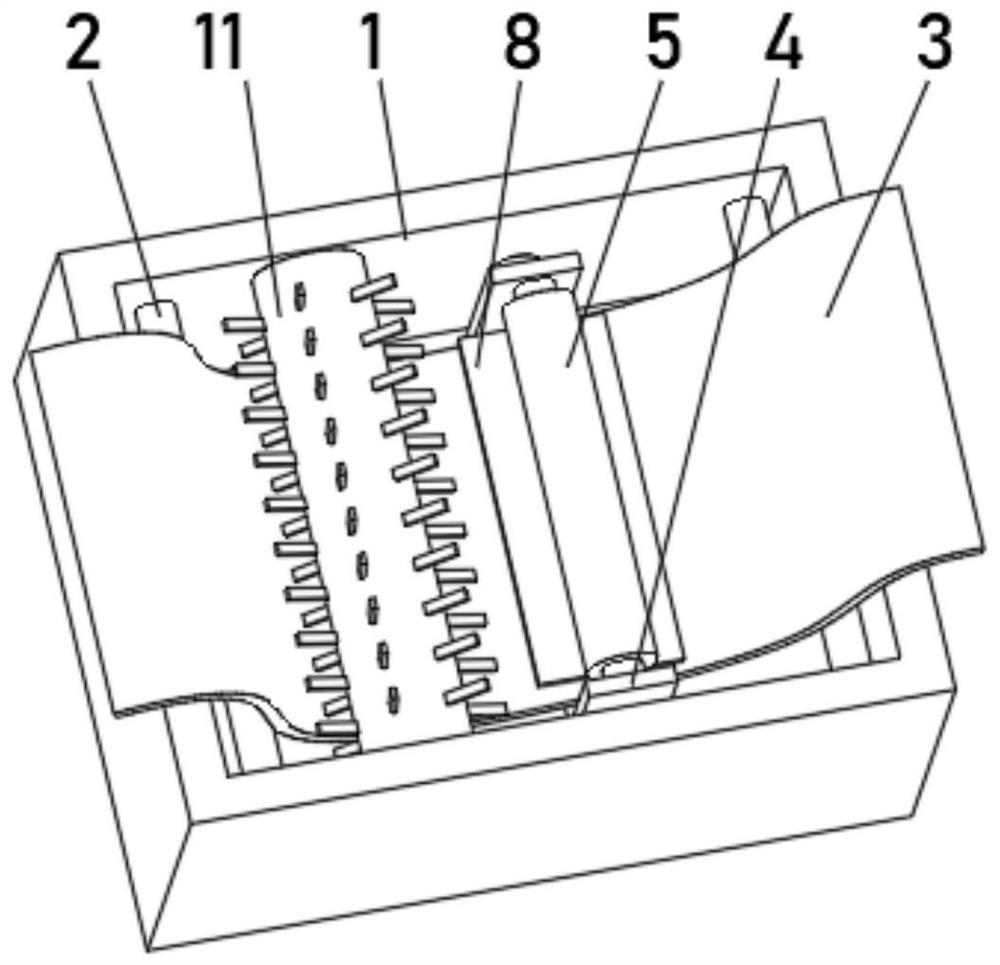 Extension printing and dyeing device