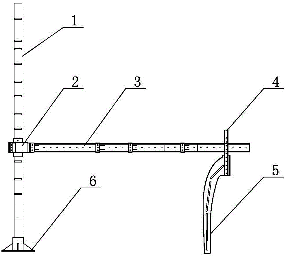 Core setting size control device and method for annular casting