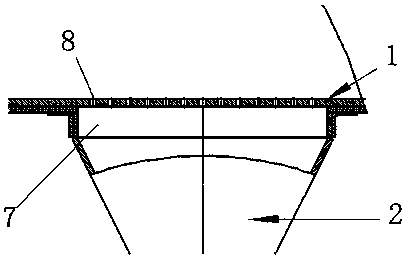 Upflow anti-blocking method and device for dense medium shallow tank separator