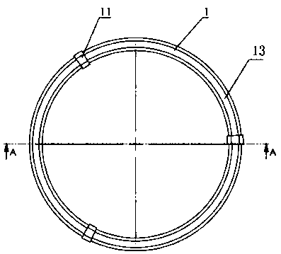 Flame retardant ring for explosion-proof valve