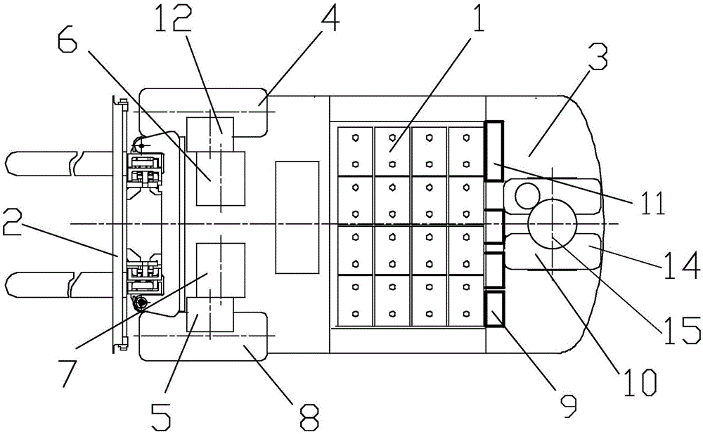 Unmanned electric forklift