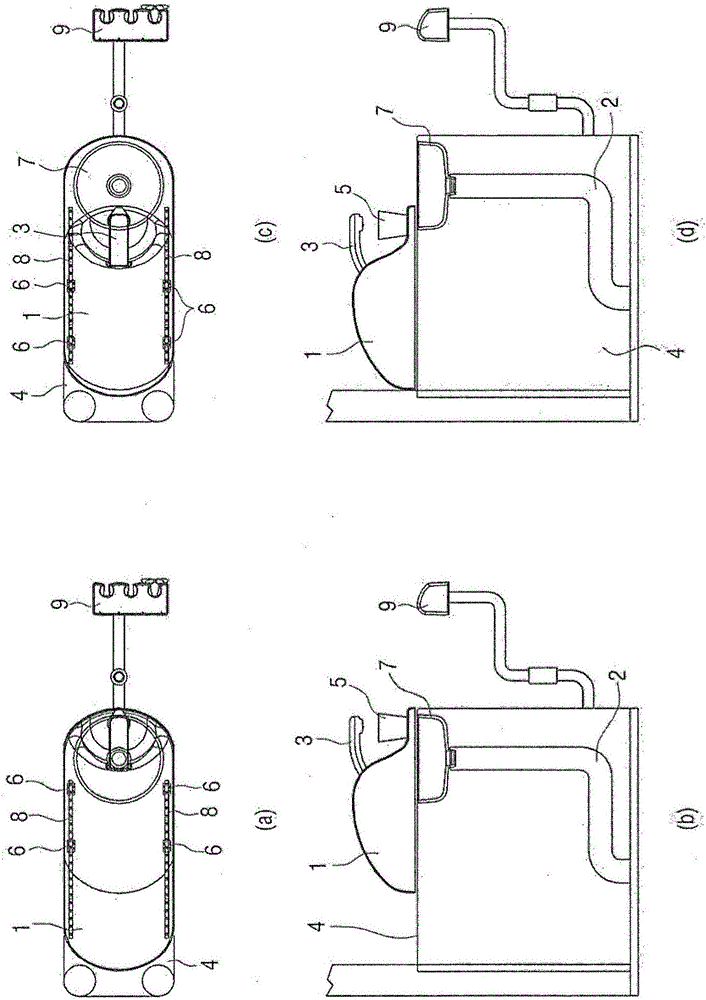 Sterilized and washable spittoon and dental unit chair using same