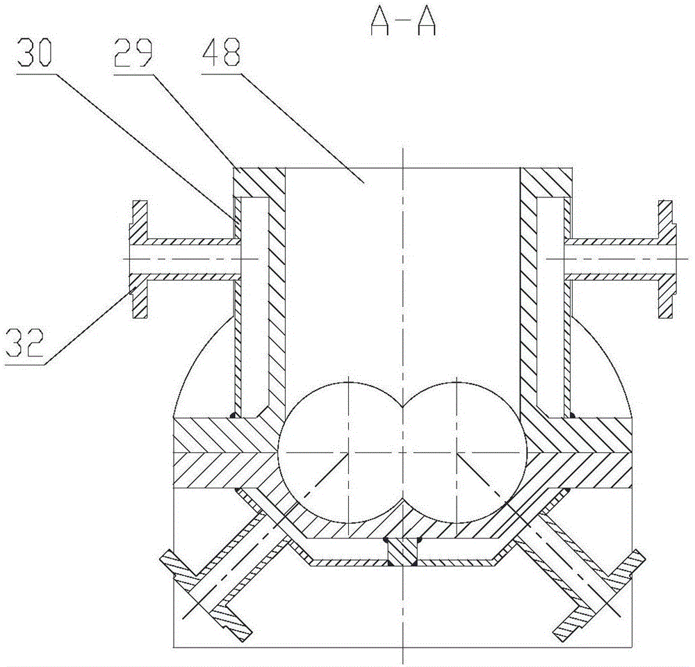 Reaction type feeding machine special for TPU