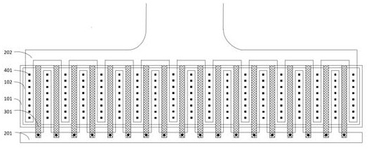 Layout design method for improving ESD (Electro-Static Discharge) protection capability of interdigital structure type device