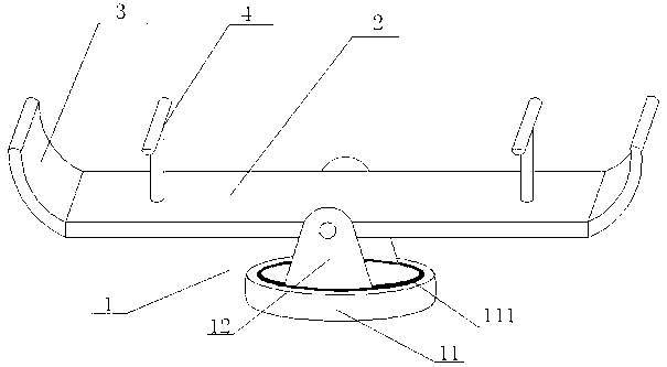 Rotating seesaw