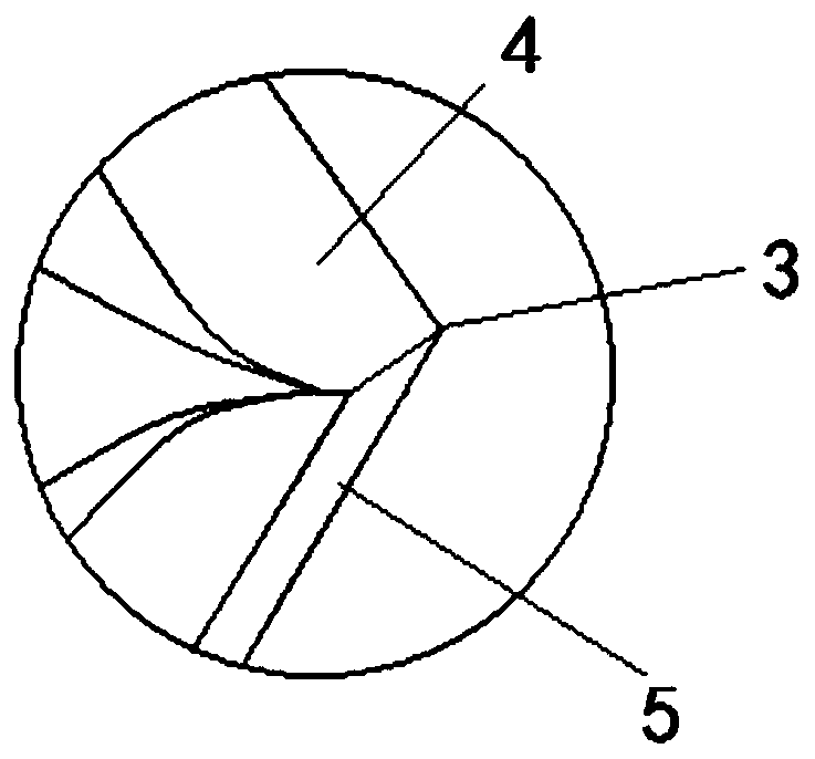 V-shaped diamond end-mill and machining method