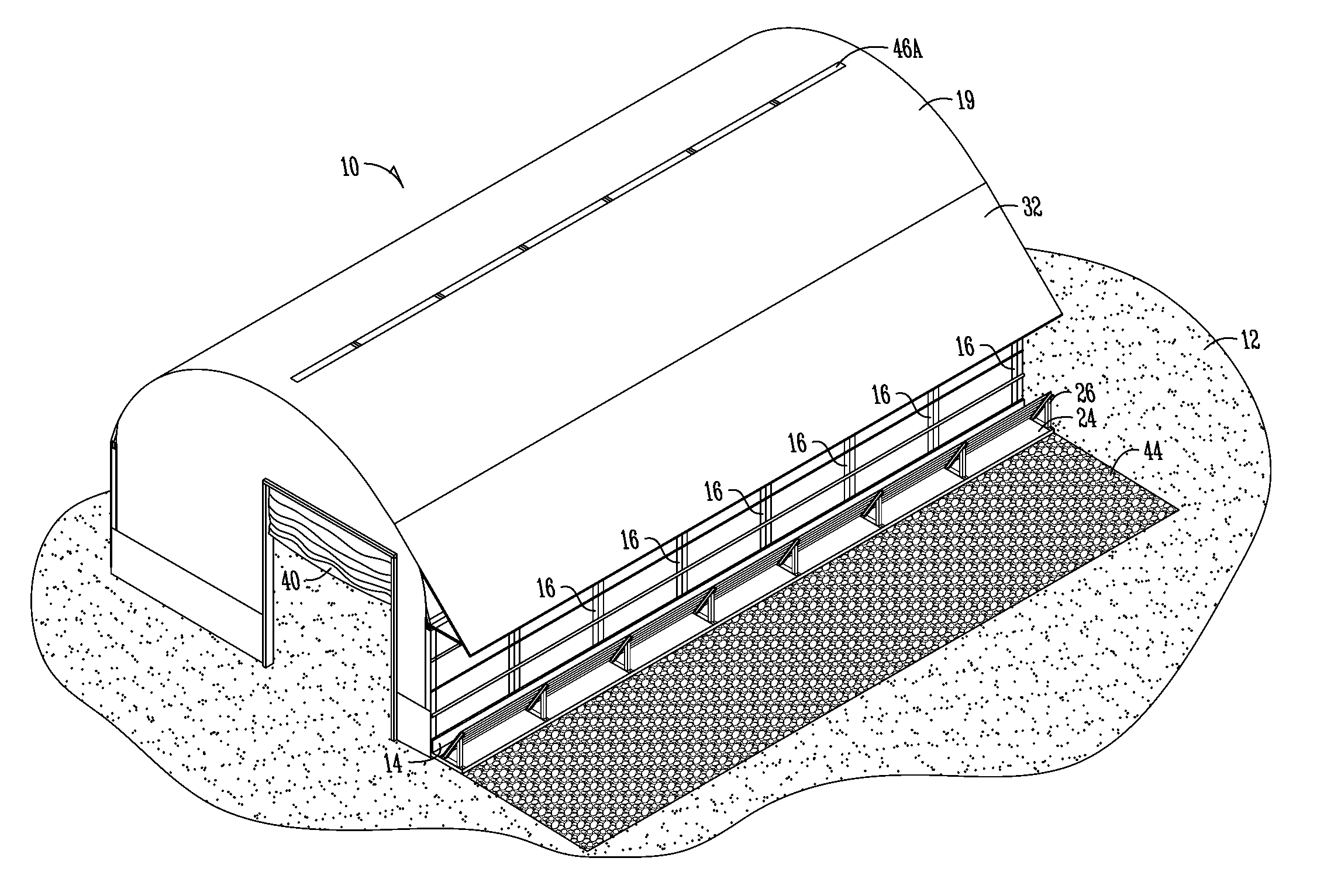 Cattle feeding system and shelter to create a controlled environment within the thermal neutral zone