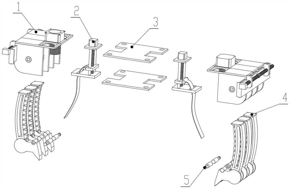 Material limiting mechanism with strong stability and for discharging machine during machining