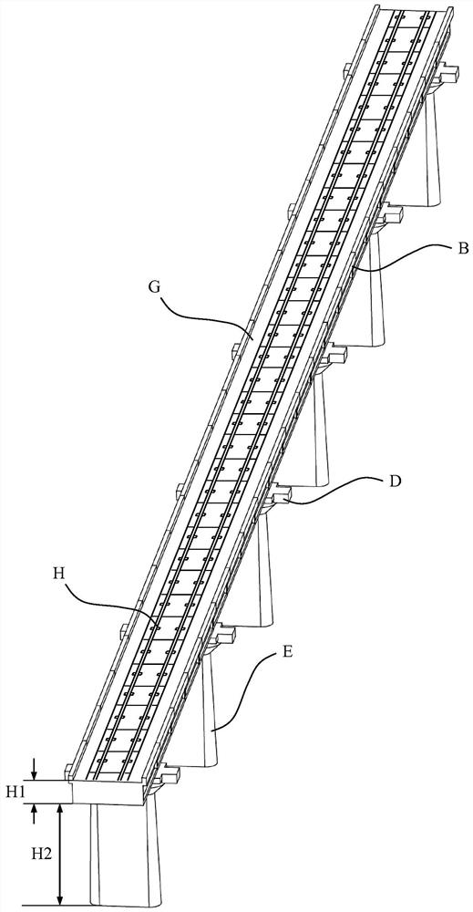 Planning method of inspection route for bridge pier body