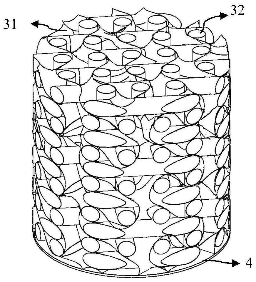 Efficient, stable and collision-resistant automobile energy absorption box