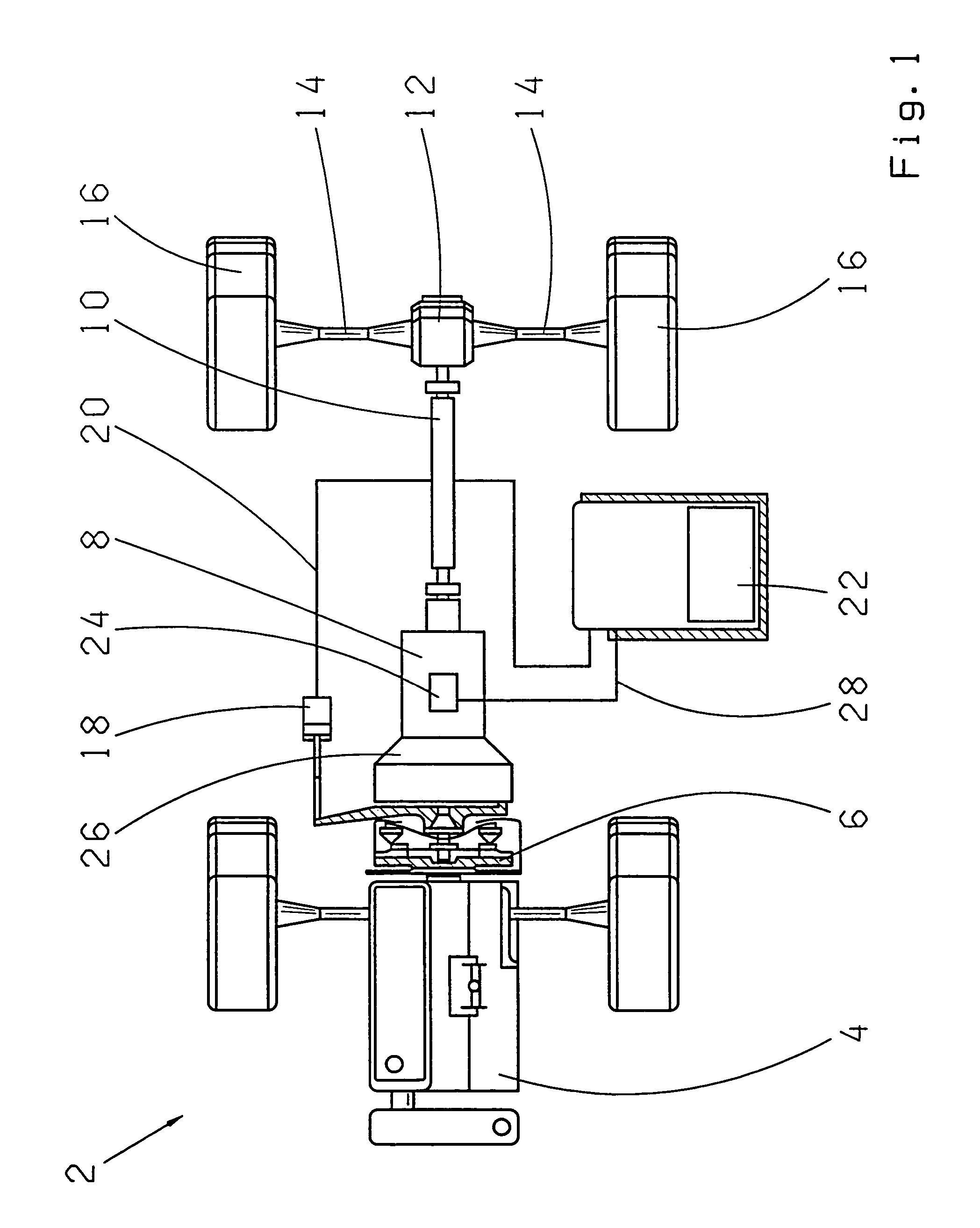 Gearbox comprising an electromechanical actuator