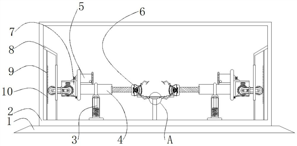 Fixing tool for processing rubber part for automobile damping system