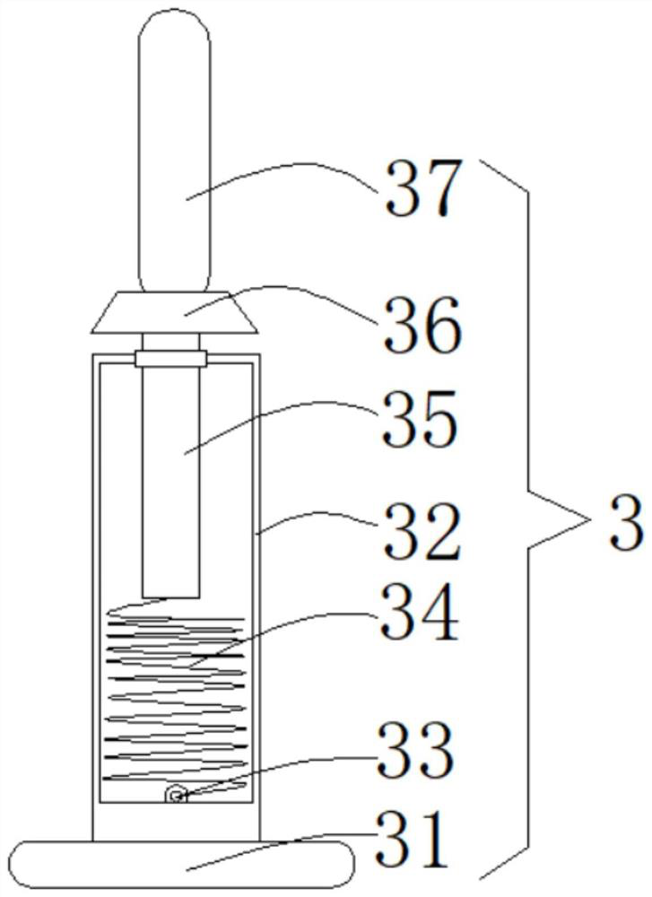 Fixing tool for processing rubber part for automobile damping system