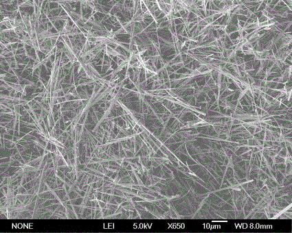 Mild hydrothermal-thermal transition synthetic method for high-draw-ratio hydrated and anhydrous calcium borate nanowhisker